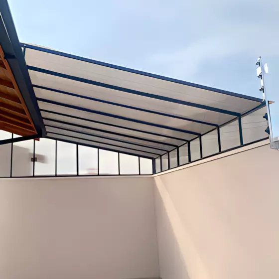 Cobertura policarbonato alveolar