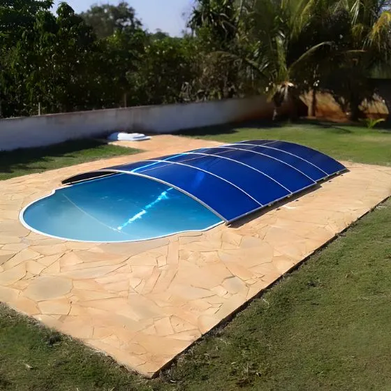 Cobertura retrátil piscina