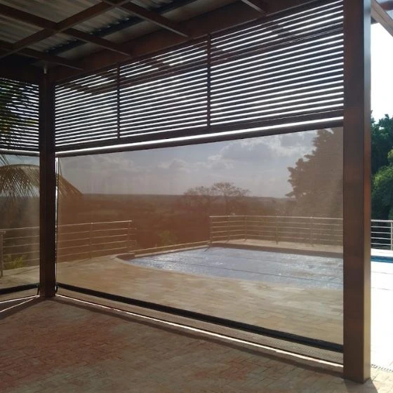 Toldo cortina tela screen