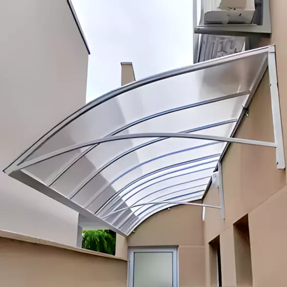 Toldo policarbonato alveolar