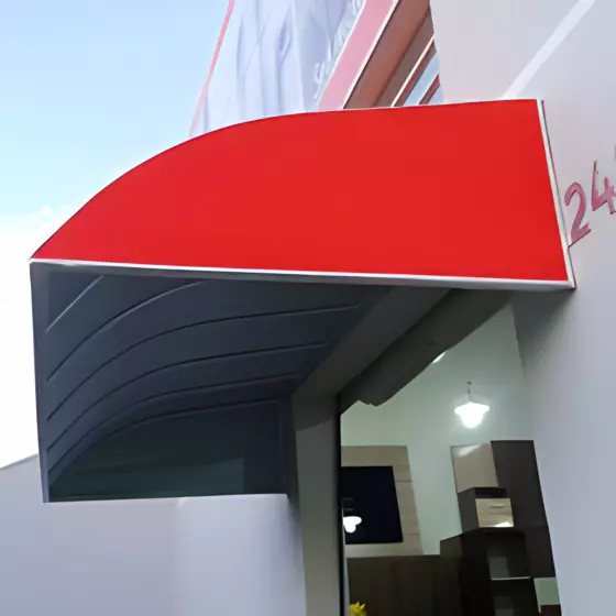 Toldo fixo de lona